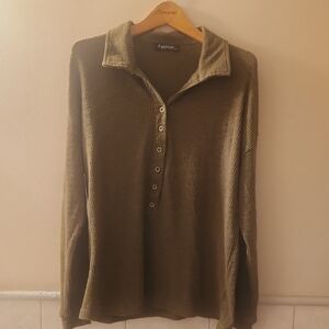 Olive Green Women's Top